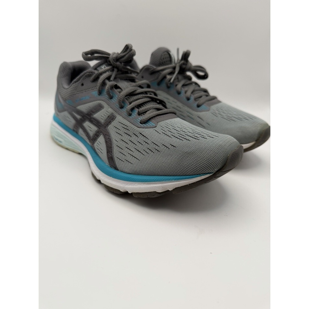 ASICS GT-1000 7 Women's Size 9 Gray Teal Running Walking Athletic